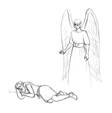 Geçmişe dönük zavallı Yahudi, baba oğul dua eden, doğum yapan, dünyayı gezen, yer taşı kara beyaz gökyüzü mesaj uzayı. Doğu Arap kumaşı. Kalem el çizilmiş. Yüce Tanrım konuş.