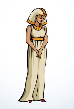 Genç yetişkin Arap etnik güzellik gülümsemesi Doğu Asya 'ya, İncil' e, Yahudi bayan altın mücevher tacına, lütfen Arap soylu krala sorun. Siyah çizgili el, Asyalı Yahudi, İncil 'deki Tanrı, beyaz sanat stili çizer.