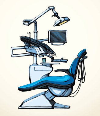 Siyah mürekkep kalemle çizilmiş ağız tedavisi masa nesnesine yardımcı oluyor. Logo simgesi simgesi konsepti modern çizgi çizgi çizgi çizgi çizgi çizgi çizim tarzı karalama tasarımı. Yakın görünüm temiz lamba ışığı beyaz oda duvar metin alanı