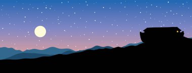 İncil Nuh'un Gemisi Vektör çizimi