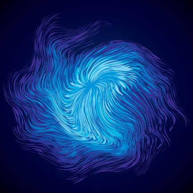 Parlak soğuk cyan dairesi orta nokta çizim şekli sanat tasarımı. Modern sanatçı çizgi film yaratıcı tarzında büyük bulanık sihirli küre. Donanma Aqua renk aromalı güç patlama topu sembolü metin düşkünü