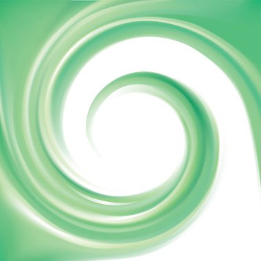 Pürüzsüz, parlak, yaratıcı karışım dalgalı, eddy biyo-jade, radyal kıvrımlı, beyaz huninin ortasında yazı için yere düşkün. Jel sıvı krem yüzey canlı malakit nane rengi