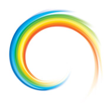 Modern eddy festival happy surfac vivid multi color range glossy curly dizzy shape border center spray ripple ring. Closeup view text space light glow white wash whirlwind symbol sign icon logo design