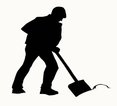 İşçi çocuk ayakta duruyor. Çubuk gibi duruyor. Kasabayı temizliyor. Gökyüzü mesaj alanı. Siyah çizgi çizilmiş kadın temizleme çöplük logosu simgesi gibi eski karalama çizimi karikatür çizimini ayır