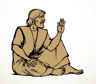 Fakir Arap kırsal kesimdeki dua eden Jonah 'ın söylediğine göre beyaz Asyalı bornoz giysisi işe yaramıyor. Korkmayın, sorun yok. Erkek, Yahudi, dinlenme yeri. Dua edin.