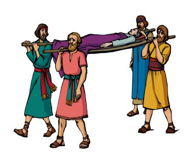 Yahudi kültürü, kederli inanç, erkek arkadaş, hasta, son inanç ağlaması, Tanrı 'ya dua et. El çizimi eskiz eskiz yalan erkek çocuk tutun hayat yükseltin kız mezar mezarı mucize hikaye yatıyordu