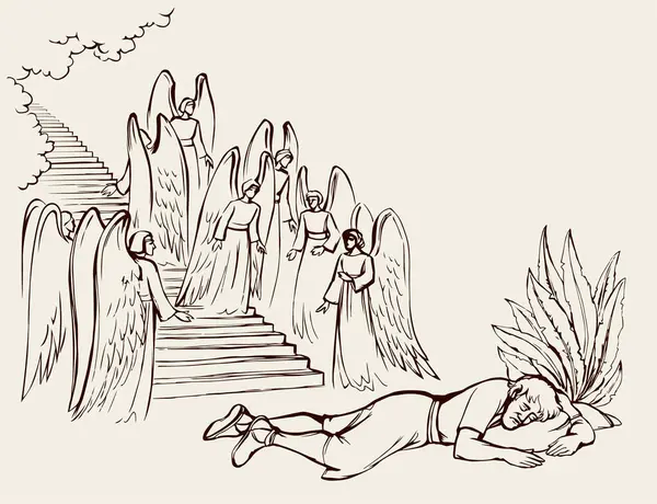 Genç yaşta sakin bir Yahudi yüzü var. Hafif kanatlı, yüksek taşlı bir bitkiye benziyor. Yaşlı Retro East hasta, yorgun, uykulu Yahudi İsa uykulu, dinlenmiş, stres duası konsepti çizim işareti.