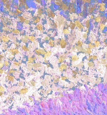 Karanlık kağıt kartındaki doğal resimsel romantik guaş. Metin modern rengarenk KiCZ tarzda yarım yamalak için boş yer. Fırça boya derin Lila rengi tasarımı çizilmiş ışık beyaz lekeler. Makro görünümü