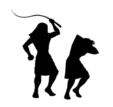 Geçmişte Doğu Afrika 'da hapishane tehlikesi vardı. Çaresizlik içindeki Yahudi adam ayağa kalktı. Stres korkusunu yendi. Siyah el geçmişe çekildi güçlü insan dövüşçü kamçı kayışı alet stoğu sanat savaş tehdidi sembolü çizimi