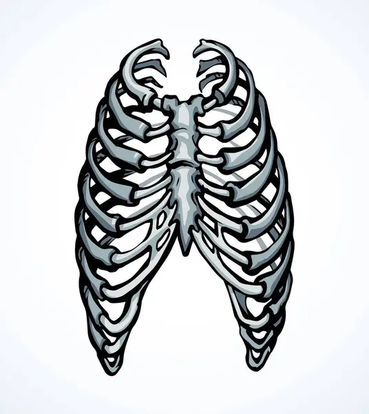 Öndeki beyaz kadın, eklem eklem ağrısı, kol ağrısı, hastane, tedavi, röntgen filmi logosu. Elle çizilmiş kadın doktor röntgeni ölü erkek omurilik rahatsızlığı, akciğer ağrısı sınavı karalama çizimi.