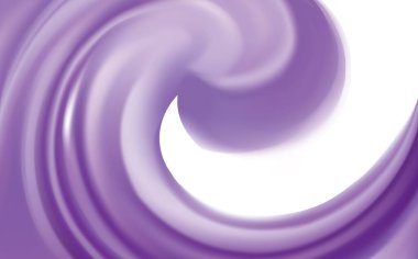 Parlak kıvrımlı, düz, bulanık dönen, dönen, karanlık metin alanı tasarımı. Sıvı yüzey sanat logosu simge çerçeve kenarlığı simgesi. İştah açıcı meyveli jöle lavanta rengi: çiğ, yabanmersini, erik