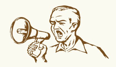 Ana hatlarıyla siyah elektrik işi, reklam reklamları, hava üfleme aracı logosu. Eski karalama eskiz sanat tarzını bilgilendirin. Komik ofis işi. Erkek, erkek, patron, patron. Bağırın, beyaz mesaj alanı ilan edin.