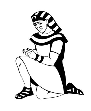 Doğu Afrika 'nın eski etnik giysi kültürüdür üzgün üzgün üzgün asker hükümdar çocuk İncil' deki Lord Joseph 'e yardım et. Siyah çizgili el kendini kıza adamış güven tövbe et İncil 'e inanan sanat eskizi karikatür