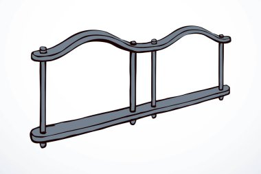 Paslı, ağır, kahverengi 2 atlı, hayvan başlı takım işçi yükü dizginli tasma tasması. Siyah çizgili el çizimi çift güçlü canavar tarlası çiftlik ahırı el arabası beyaz eski İncil çizgi film sanat logosu
