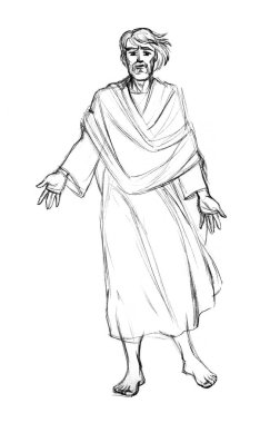 Aziz Paskalya Bayramı 'nın kutsal Yahudi kurtarıcısı gel de tanış. Aşk hayatı. Kol inancı ver. Skeç çizilmiş ilahi zafer selamla dua et beyaz gökyüzü resim sanatı iste