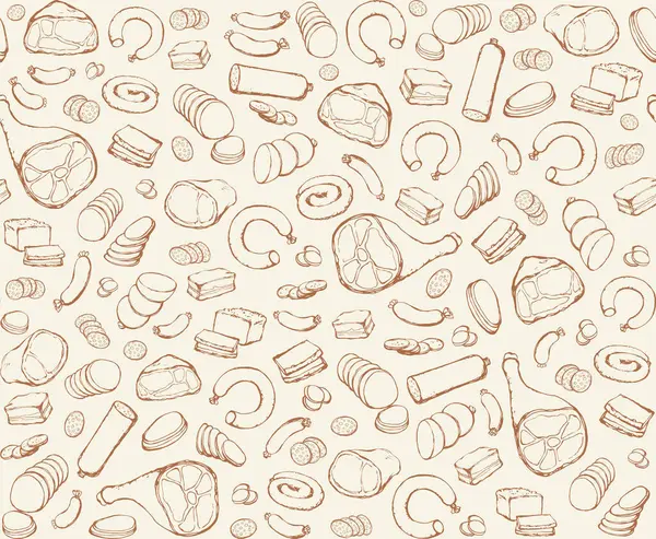 Yağsız domuz yağı, domuz budu, pirzola, bıçak, aperatif, beyaz arka plan. Kırmızı çizgi çizili natur buğulama kuzu eti sosis sosis, pirzola dükkânı öğle yemeği menüsü simge retro resim tasarımı tasarımı