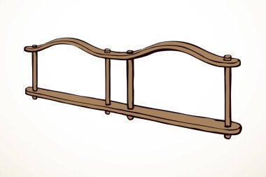Paslı, ağır, kahverengi 2 atlı, hayvan başlı takım işçi yükü dizginli tasma tasması. Siyah çizgili el çizimi çift güçlü canavar tarlası çiftlik ahırı el arabası beyaz eski İncil çizgi film sanat logosu