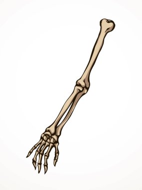 Arkaya bakan hasta kadın, omurga yaralanması bilek ağrısı, ameliyat, terap tarama, röntgen, beyaz logo. Siyah çizilmiş kadın yaralanması başparmak sıhhiyesi, Xray dirsek ağrısı, dirsek ağrısı, çizim sanatı.