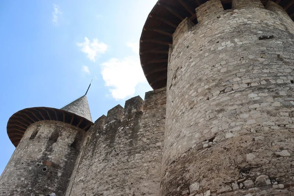 Över Medeltida Fort Soroca Moldavien Fortet Byggdes 1499 Moldaviska Prince — Stockfoto
