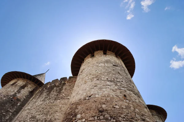 Över Medeltida Fort Soroca Moldavien Fortet Byggdes 1499 Moldaviska Prince — Stockfoto