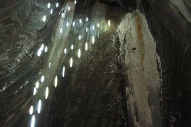 Romanya 'nın popüler turistik tuz madeni Salina Turda