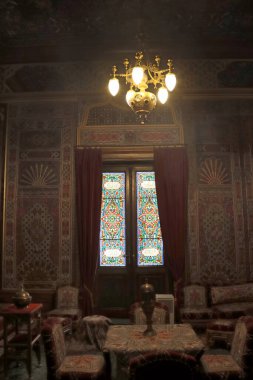 Sinaia, Romanya - 14 Ekim 2023: Güzel Peles Şatosu