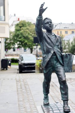 Alesund, Norveç - 2 Ağustos 2024: Arne Martin Hansen tarafından yapılan 