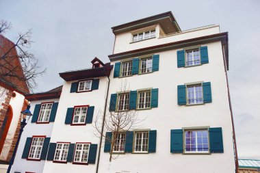 Eski kasaba Basel, İsviçre 'nin mimarisi.