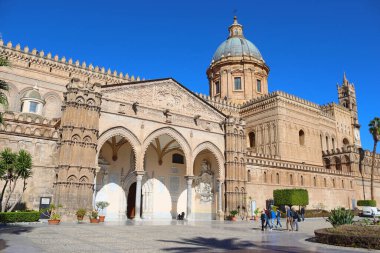 Palermo, Italy - January 24, 2025: Palermo Cathedral
