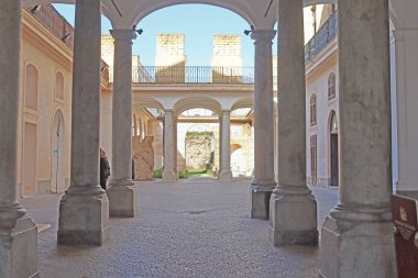 Courtyard in Palermo, Sicily, Italy