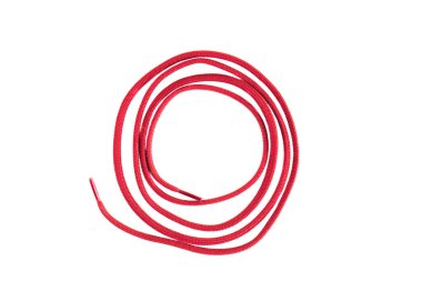 Kırmızı Ayakkabı dantel beyaz arka plan