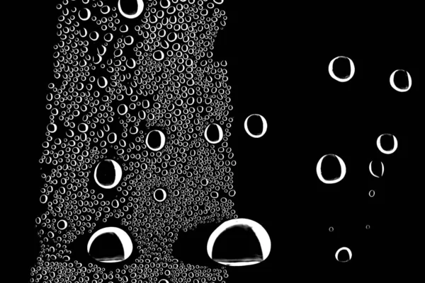 Kondensvatten Droppar Abstrakt Närbild Droppar Vatten — Stockfoto