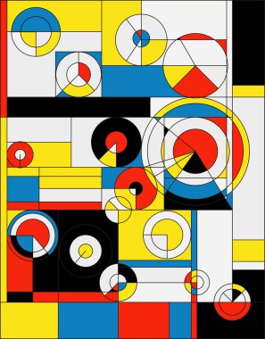 soyut geometrik desen, vektör illüstrasyonu