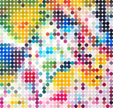 soyut renkli polka noktaları desen arkaplanı