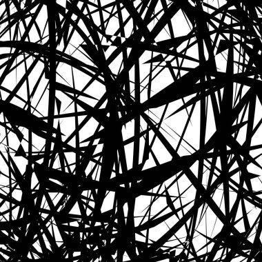 Beyaz arka plan üzerinde siyah çizgiler 