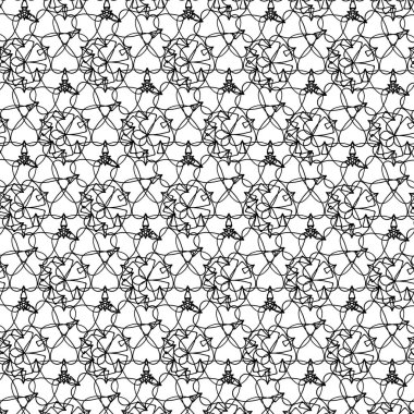 siyah ve beyaz geometrik desen. kusursuz soyut arkaplan