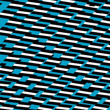 Eğimli renkli segmentlere sahip kusursuz desen