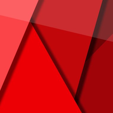 kırmızı arka plan ile üçgenler.