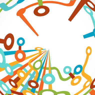 vektör soyut geometrik şekiller arkaplan.