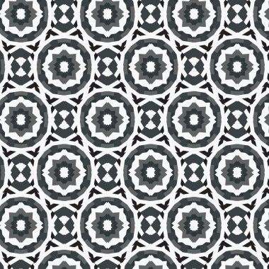 Geometrik şekilli kusursuz desen vektör çizimi