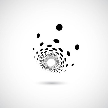 Soyut geometrik desen. dinamik teknoloji geçmişi. Sunumunuz için vektör illüstrasyonu