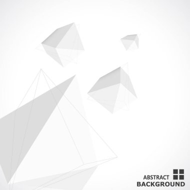 Üçgen geometrik arka plan