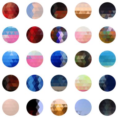 geometrik öğeleri kümesi