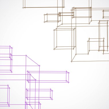 minimal geometrik şekiller, mimari çizgiler