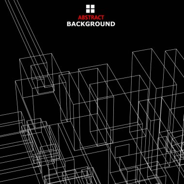 Çokgen biçimli geometrik arkaplan. vektör illüstrasyonu.
