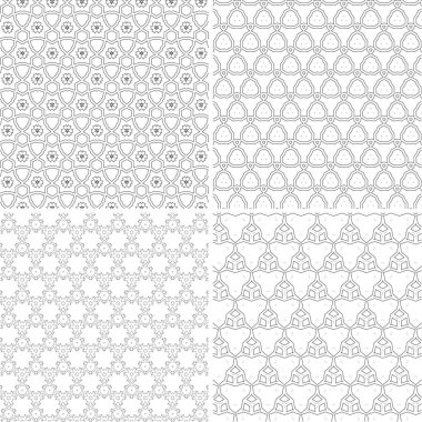 Geometrik şekillerle Dikişsiz desen