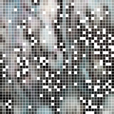 Kusursuz mozaik desen. Soyut arkaplan. vektör illüstrasyonu.