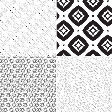 monokrom desenler dizisi