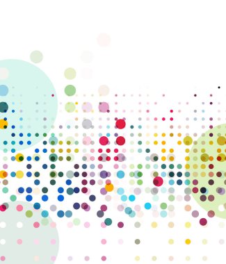 vektör renkli arka plan ile daireler