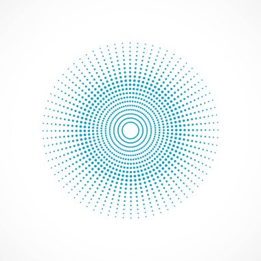 Çemberlerin soyut geometrik vektör şekli.